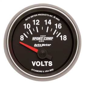 Sport-Comp II™ Electric Voltmeter Gauge 3692